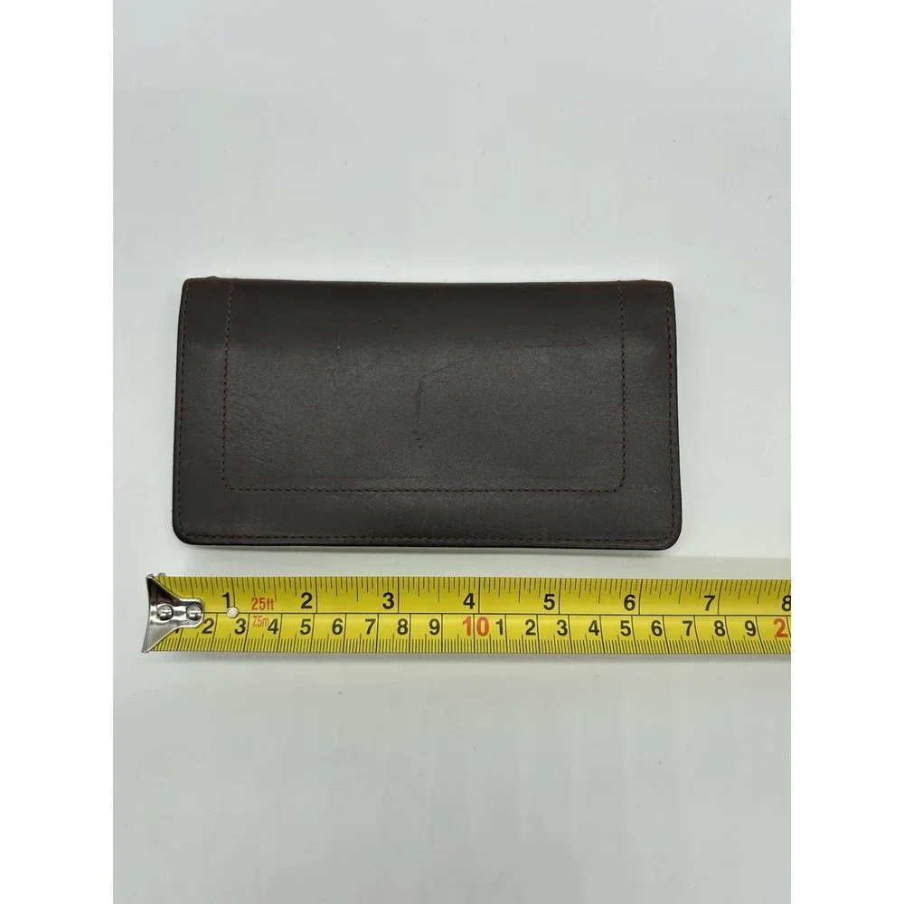 Silver Creek Classics Men's Brown Leather Rodeo Wallet w/Buffalo Nickle Concho